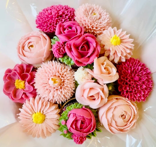 12 deluxe cupcake bouquet - standard size